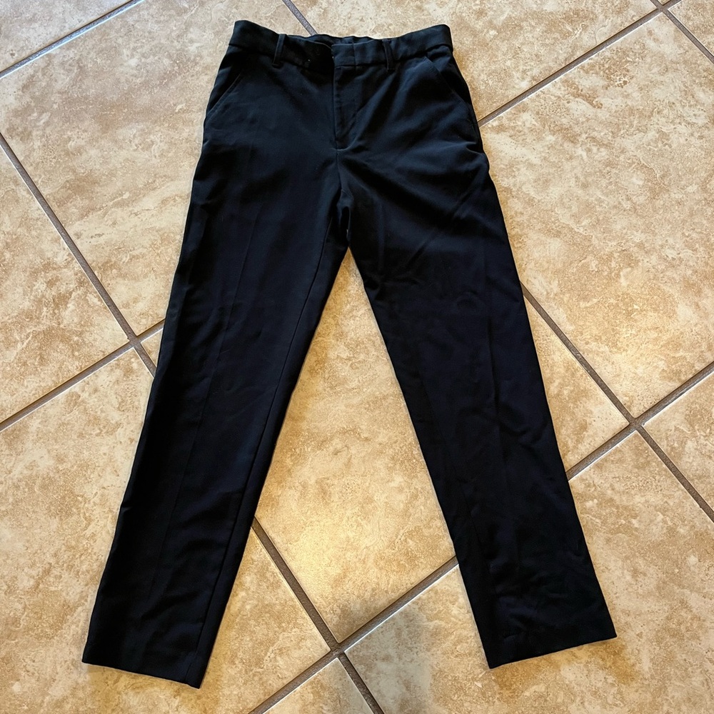 Boys black dress pants